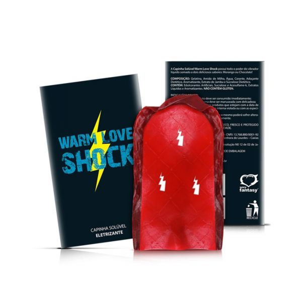 Warm Love Shock Capa Peniana comestivel