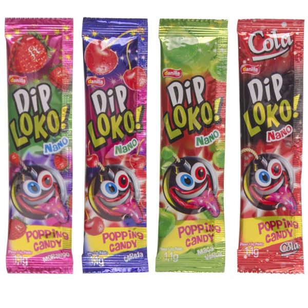 Bala efervenscente DIP LOKO NANO
